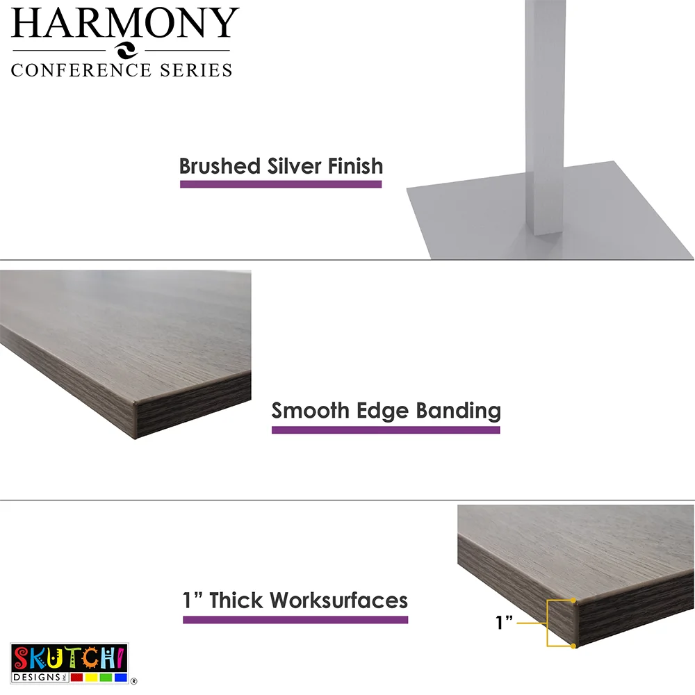 4 Person Round Meeting Room Table with Pedestal Base A517734