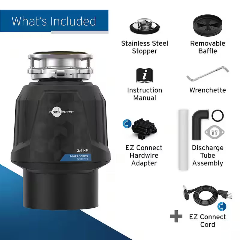3/4 HP Continuous Feed Garbage Disposal H531