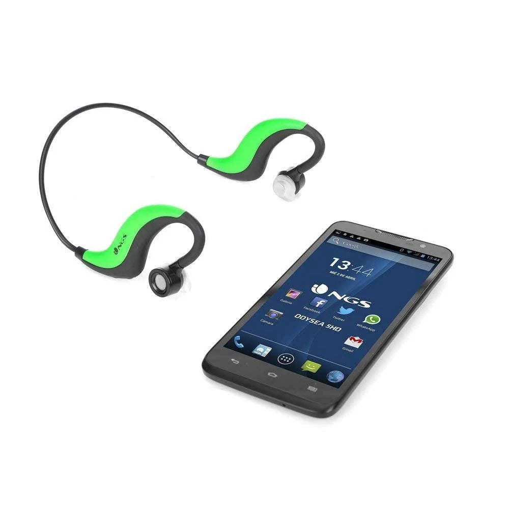 Green Bluetooth Headphones Q44677