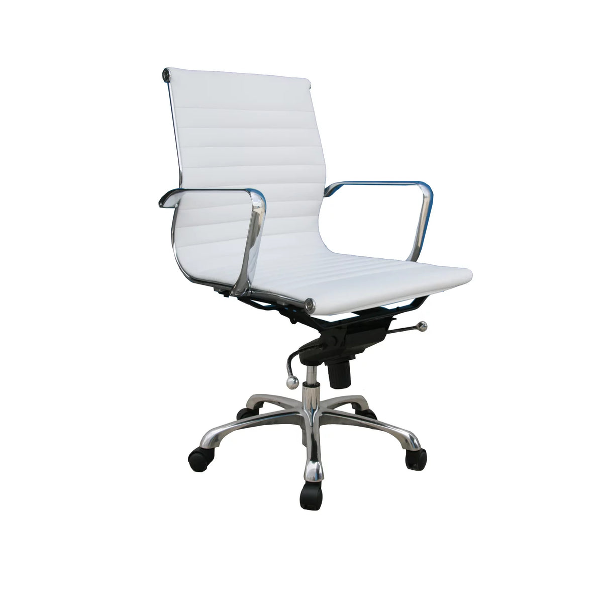 White Low Back Office Chair G3531