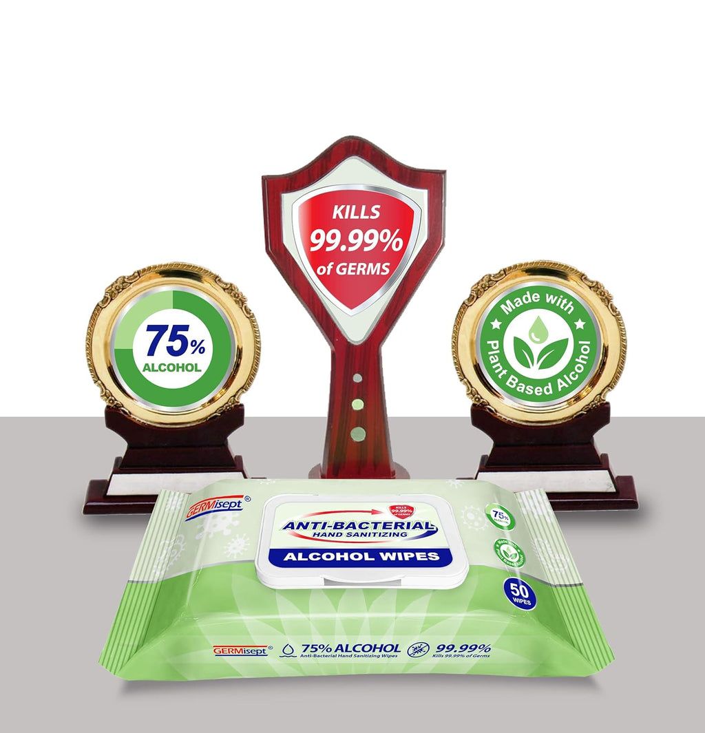 75% Alcohol Antiseptic Hand Sanitizer Wipes (1200 Wipes) W9764