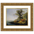 Gold Ornate Framed Double Matted Art Print P4879