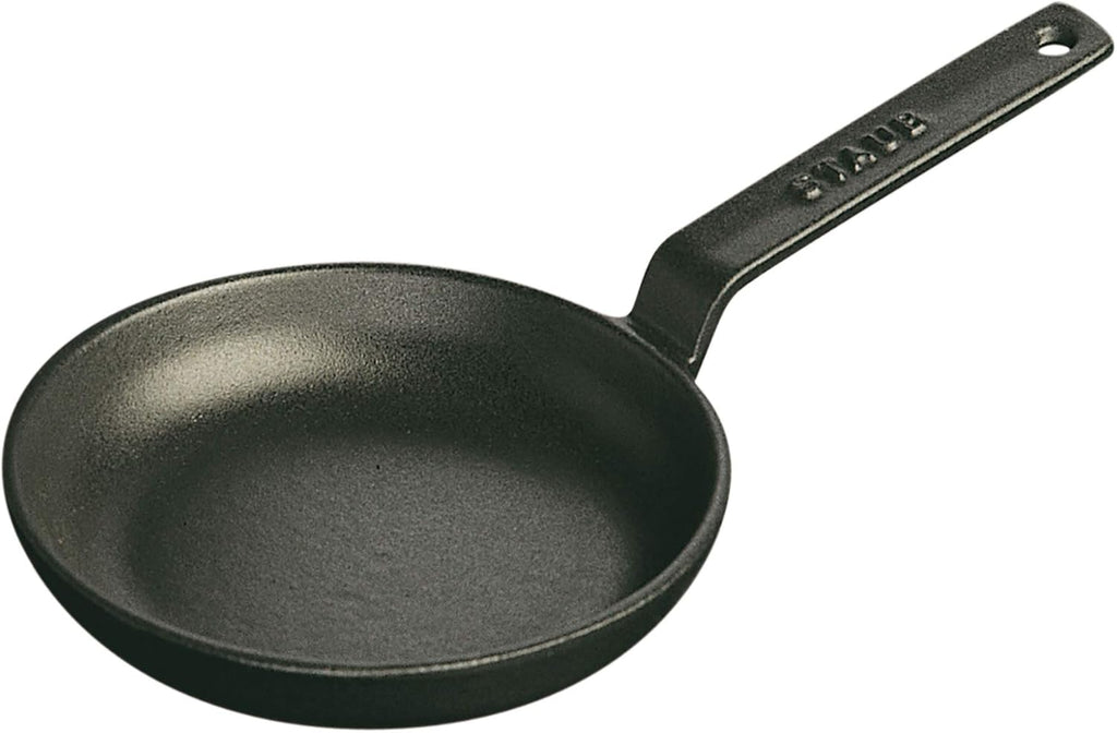 Matte Black Cast Iron Mini Frying Pan R992