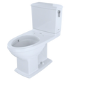 Colonial White Two-Piece Elongated Universal Height Toilet X366283