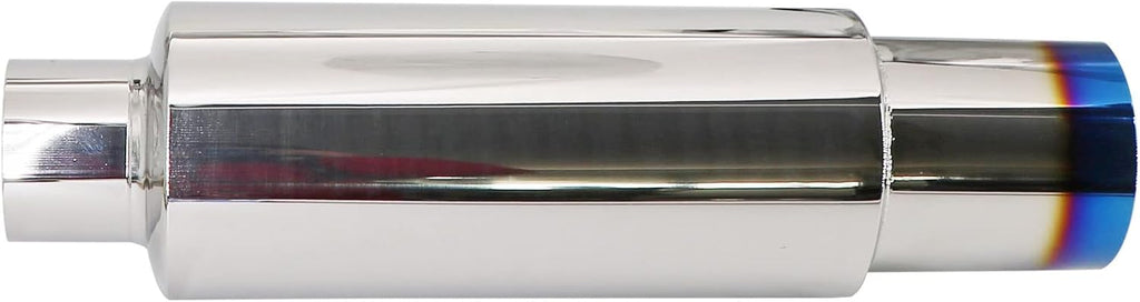 Blue Burnt Stainless Steel Exhaust Tip 18.5" Length Pack of 2 Z3209