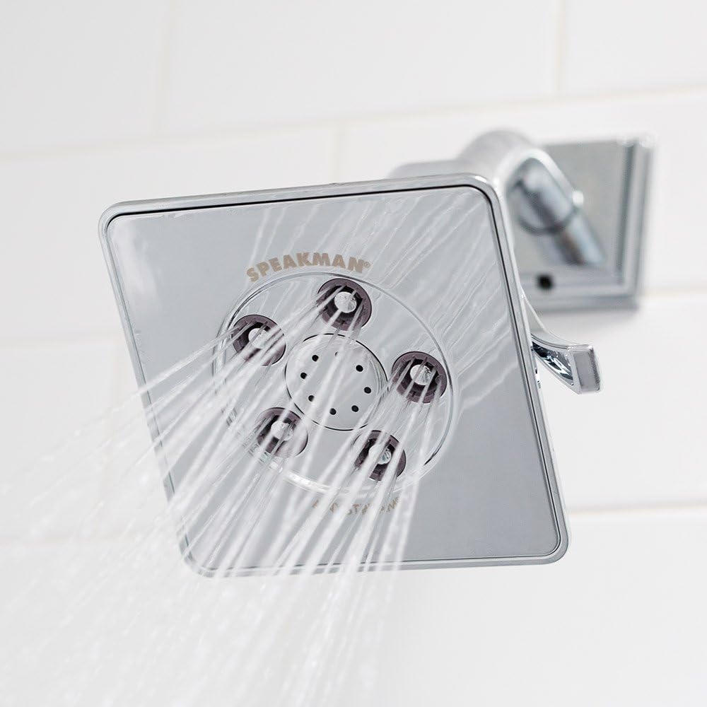 Polished Chrome Adjustable Shower Head, Pack of 2 U205
