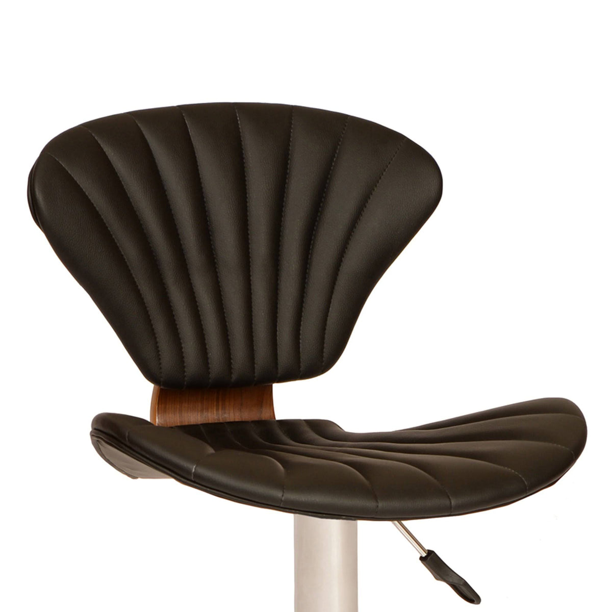 Black and Chrome Swivel Barstool M98771