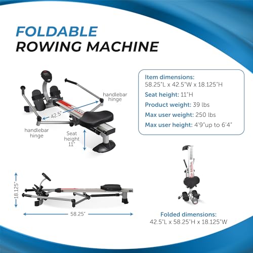 Hydraulic Rowing Machine with Cylinder Resistance J1163