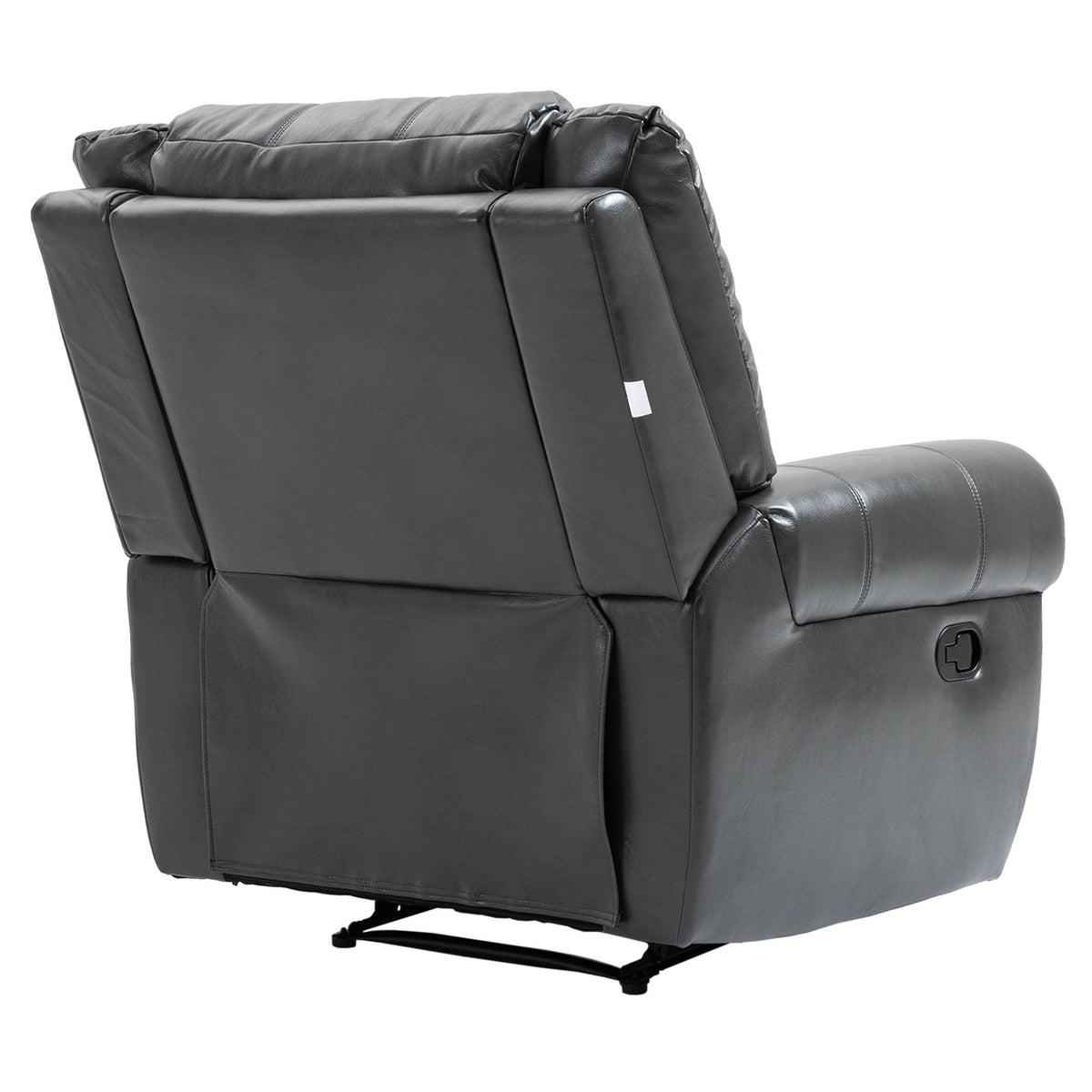 Black Microfiber Manual Standard Recliner N130483