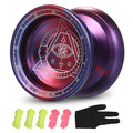 Aluminum Yoyo Ball with Strings and Glove S9894