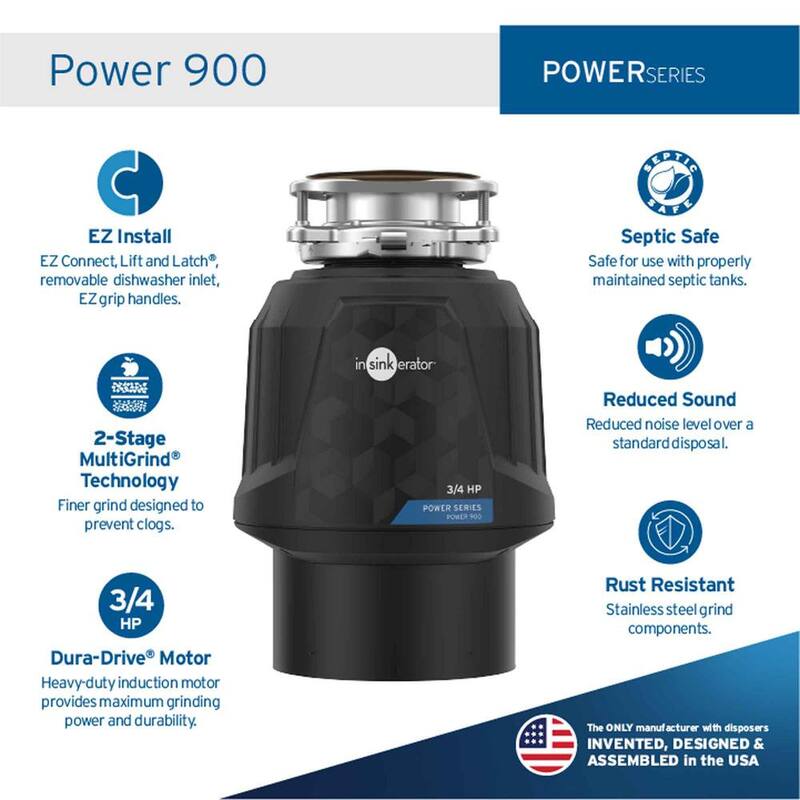 3/4 HP Continuous Feed Garbage Disposal H531