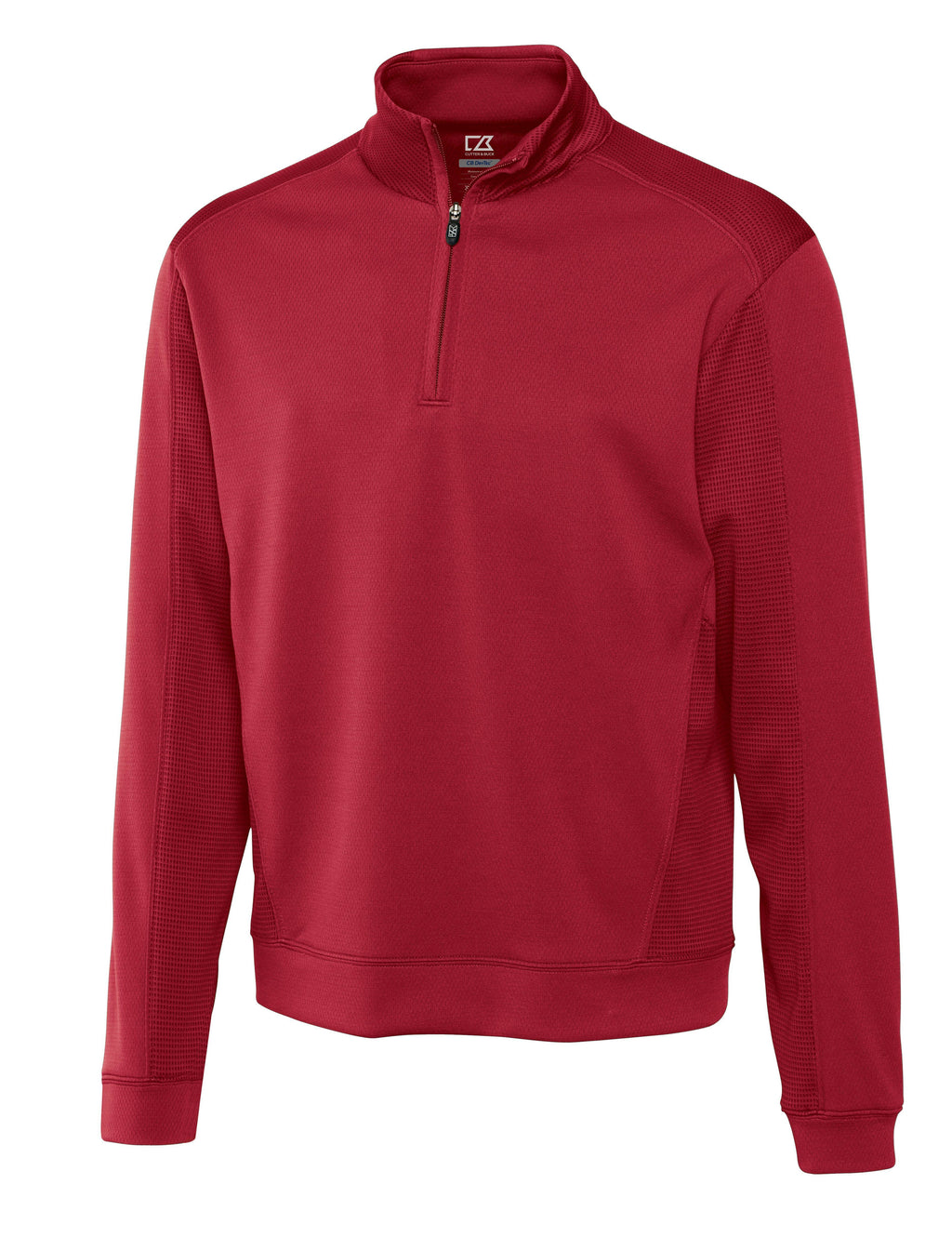 Cardinal Red Half Zip B3899