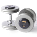 Gray Plates Rubber End Cap Dumbbells 35 Pounds Sold as Pairs X94492