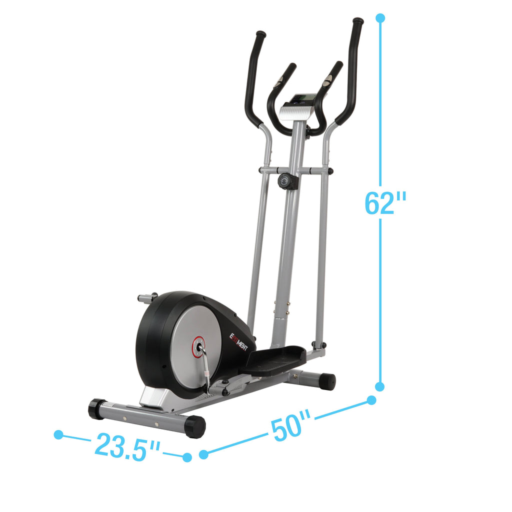 Magnetic Elliptical Machine Trainer with LCD Monitor H130