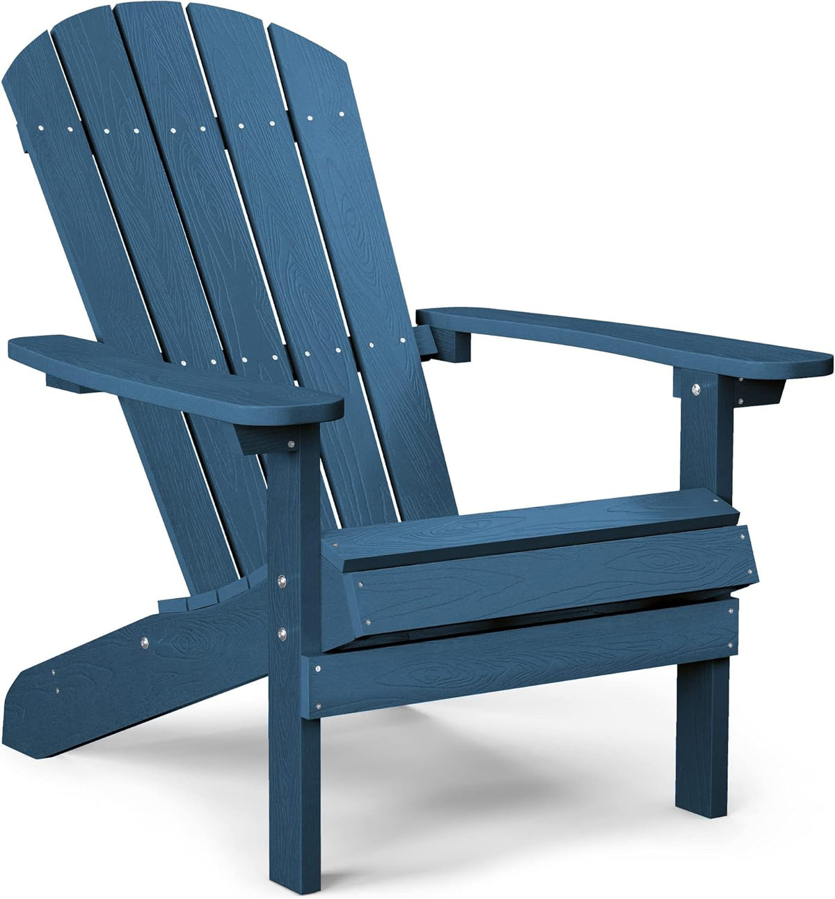Adirondack Chairs Set of 2 Plastic Weather Resistant Black K67432