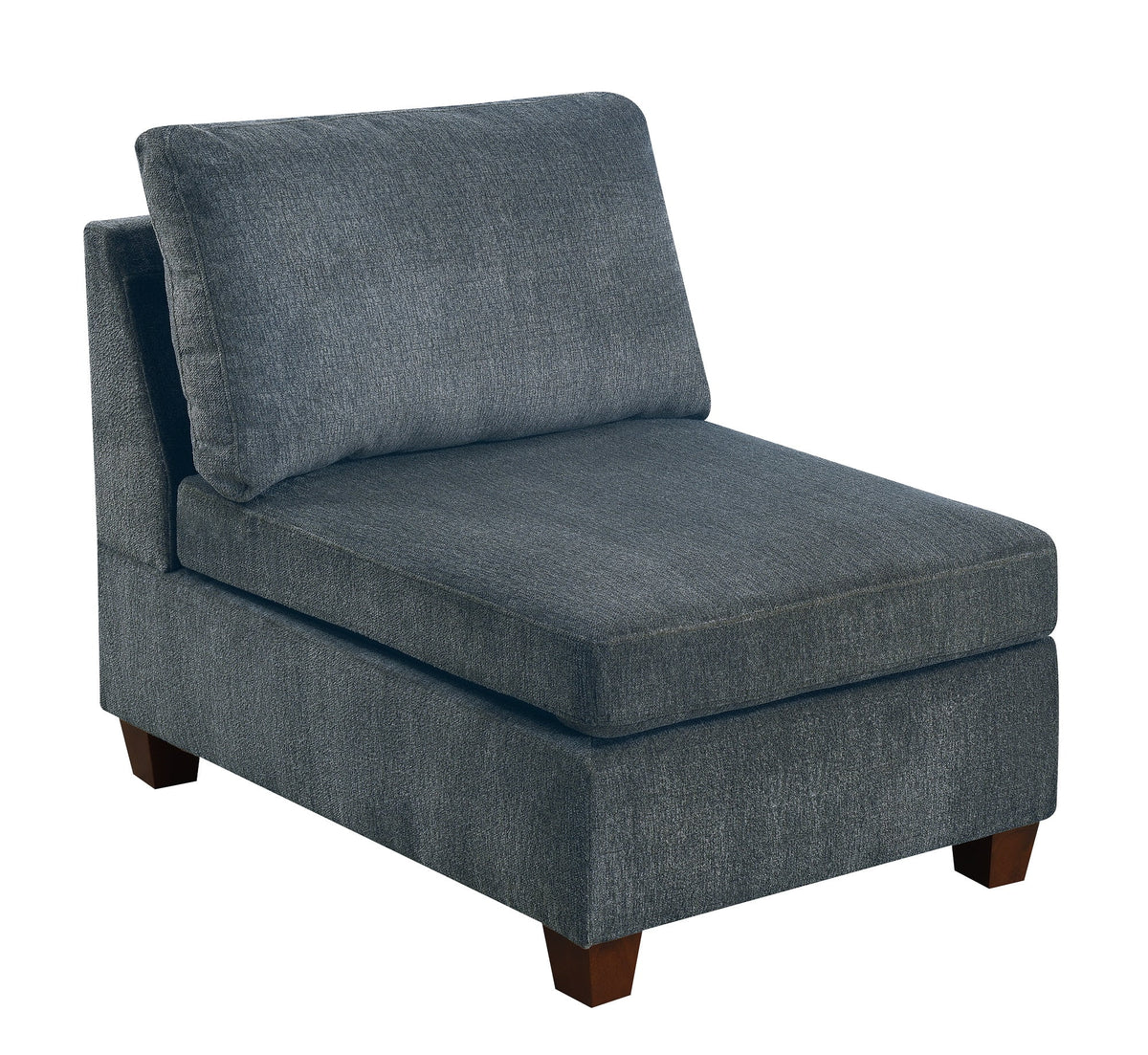 Grey Chenille Modular Sectional 6pc Set S921824