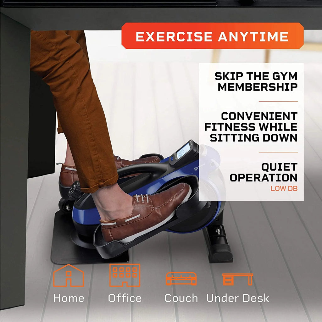 Blue Under Desk Elliptical Machine R1628