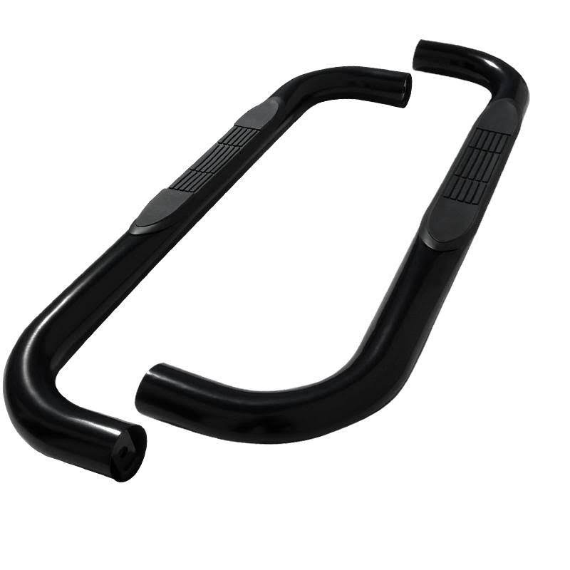 Black 3" Side Step Bar Running Board U379663
