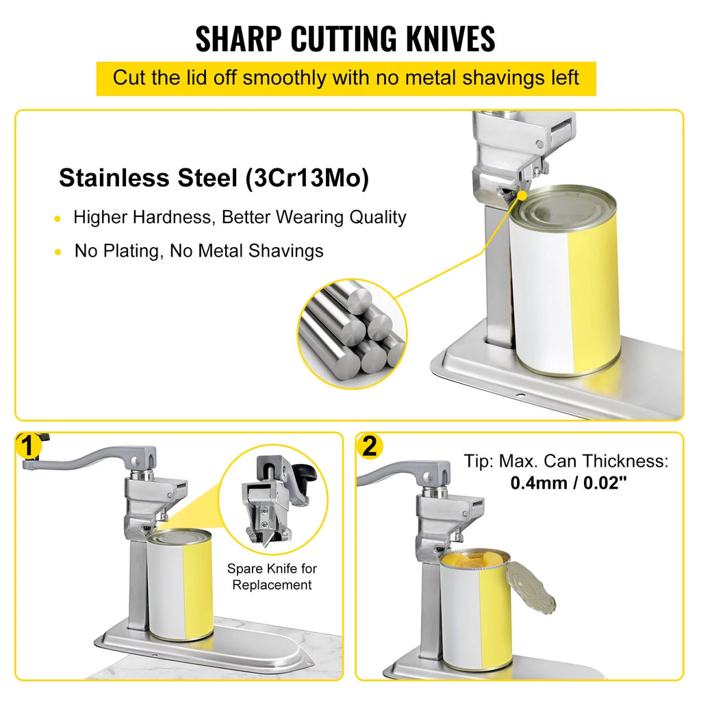 Manual Stainless Steel Can Opener N729