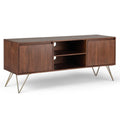 Umber Brown Stain TV Media Stand Y6162