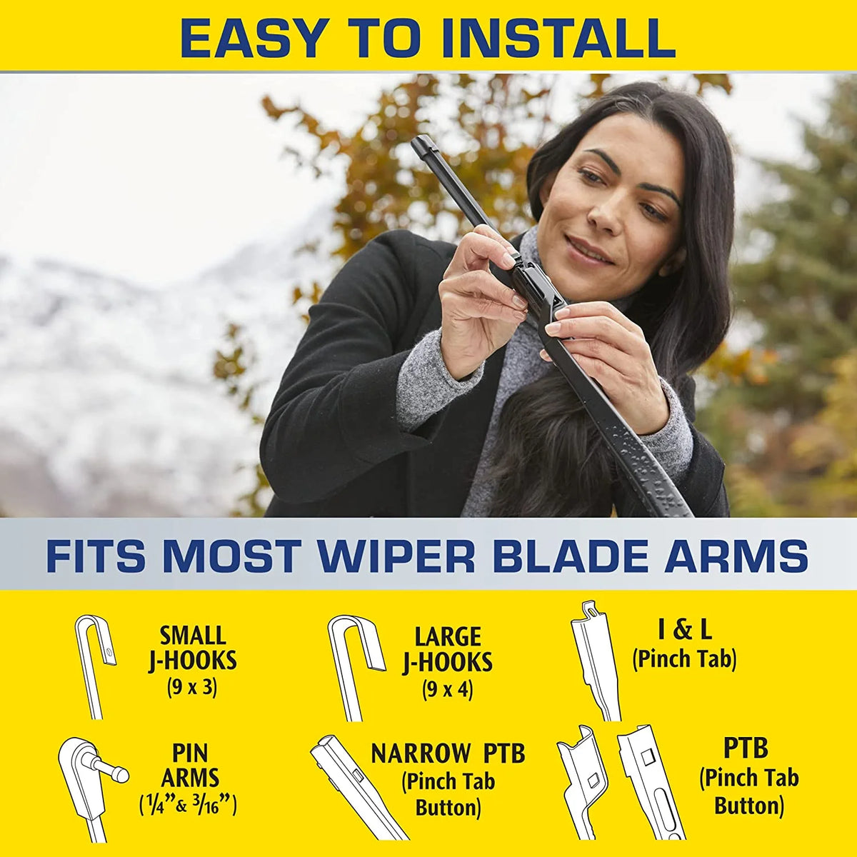 19 2 Pack Water Repellency Wiper Blade X247