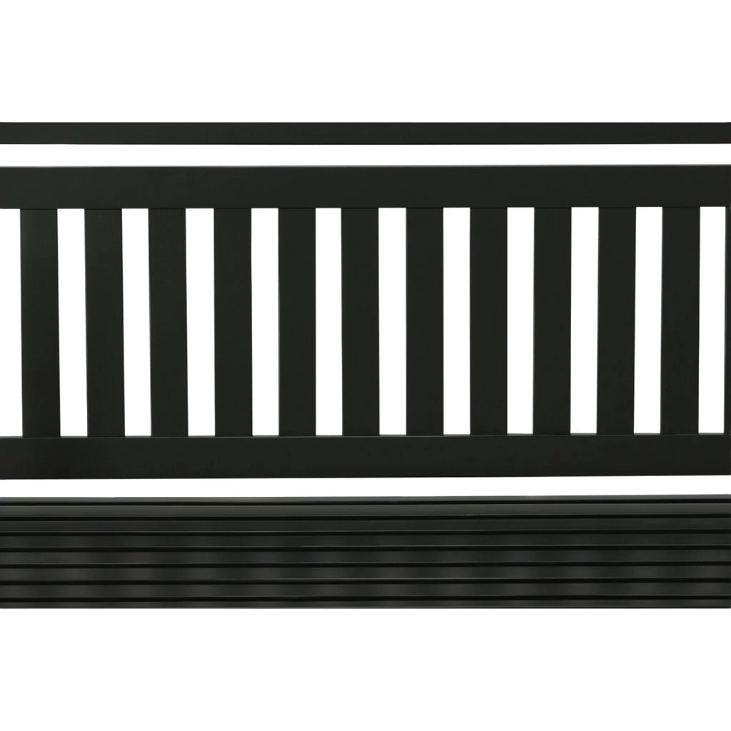 Black Wooden Bench Q226987