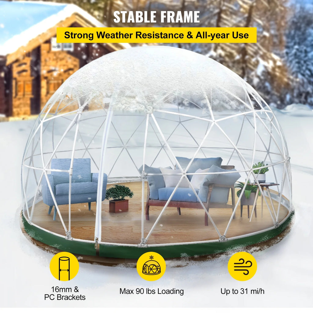 Dome Igloo Bubble Tent with PVC Cover and Mesh Cover T504