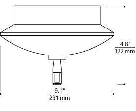 300W Surface Magnetic Transformer Black V755