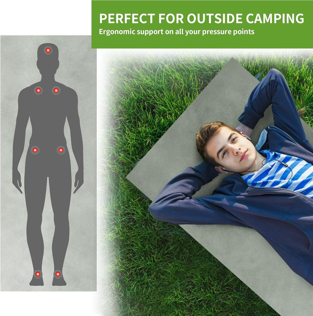 Waterproof Memory Foam Camping Mattress Pad V98708