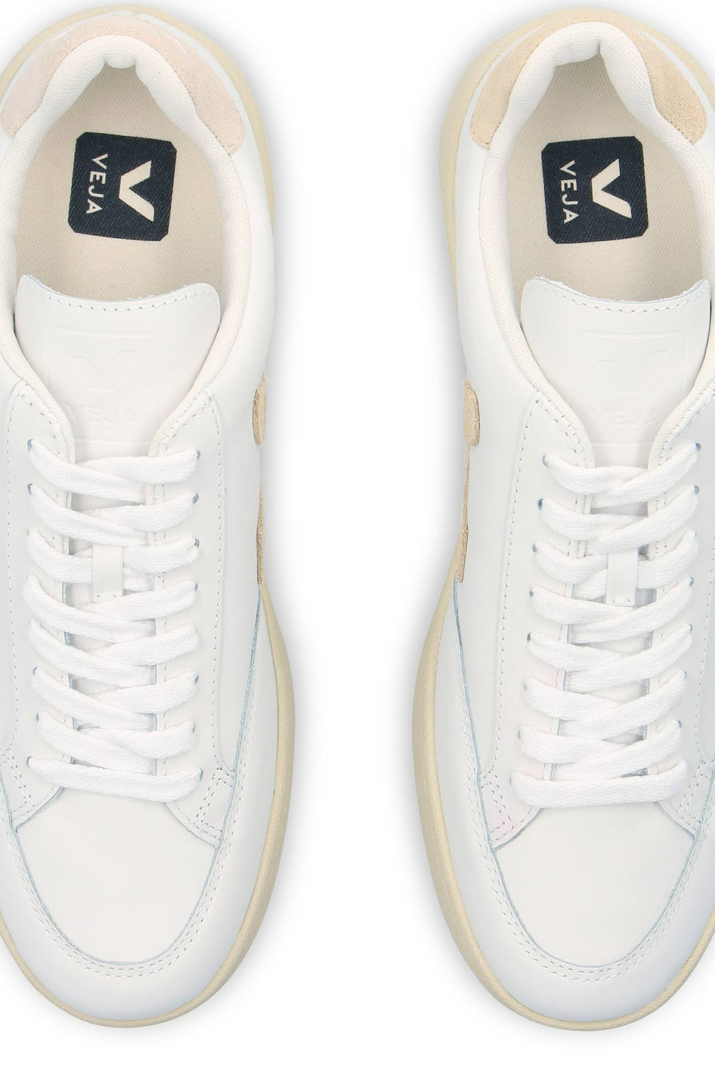 White Sable Leather Sneakers H60606