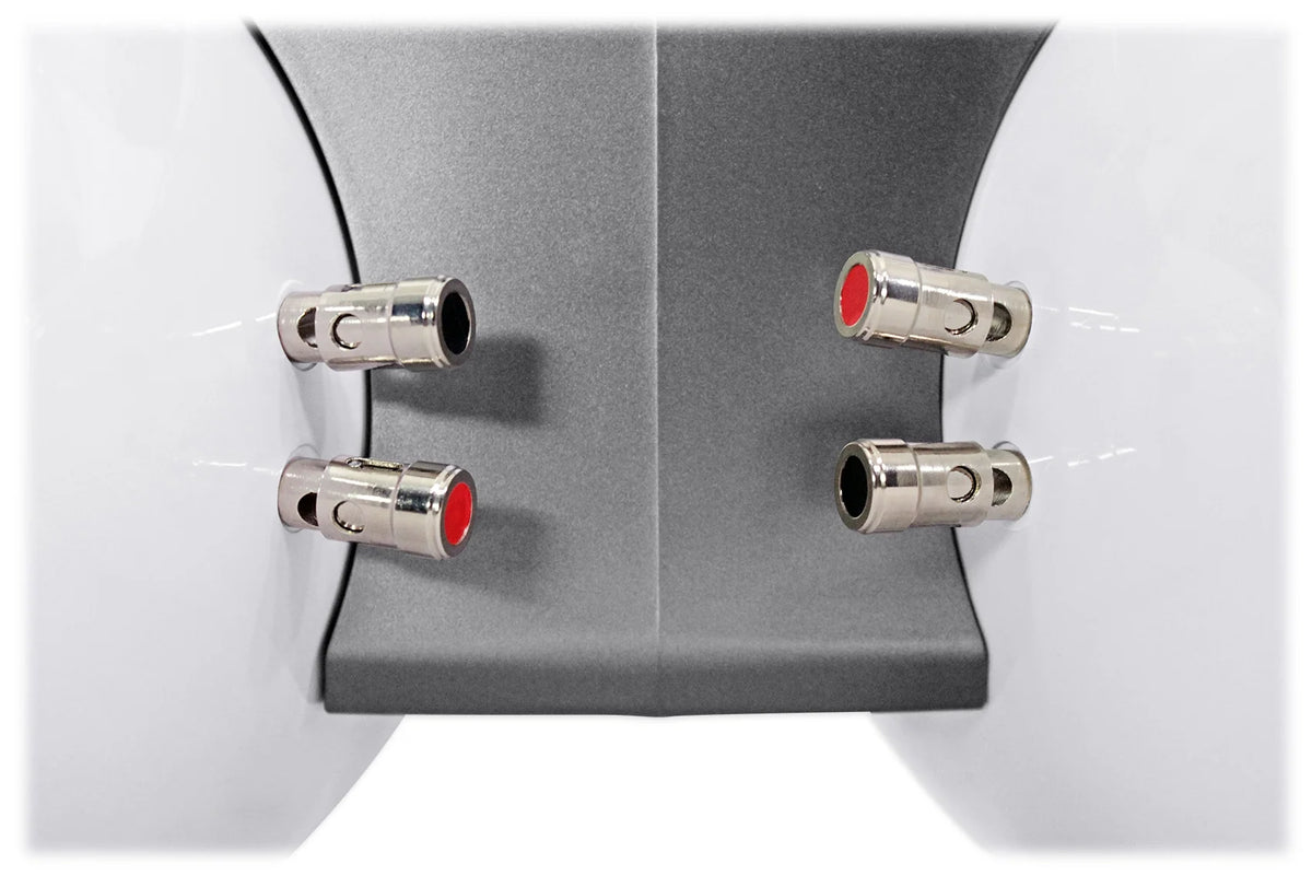 Dual 6.5" White 600 Watt Marine Wakeboard Tower Speaker System G2399