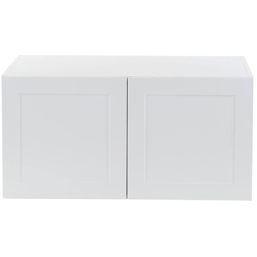 White 2 Door Refrigerator Wall Cabinet R58523