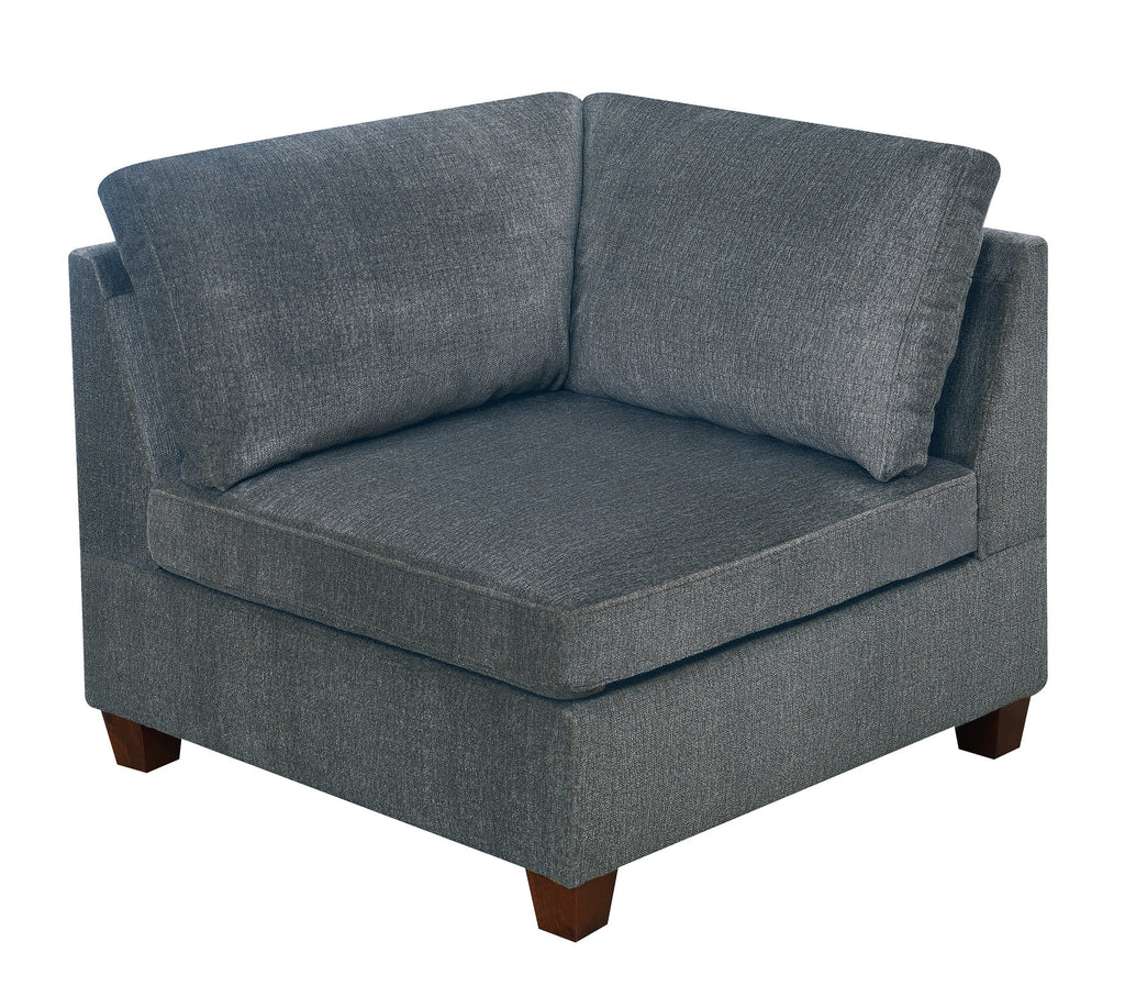 Grey Chenille Modular Sectional 6pc Set S921824