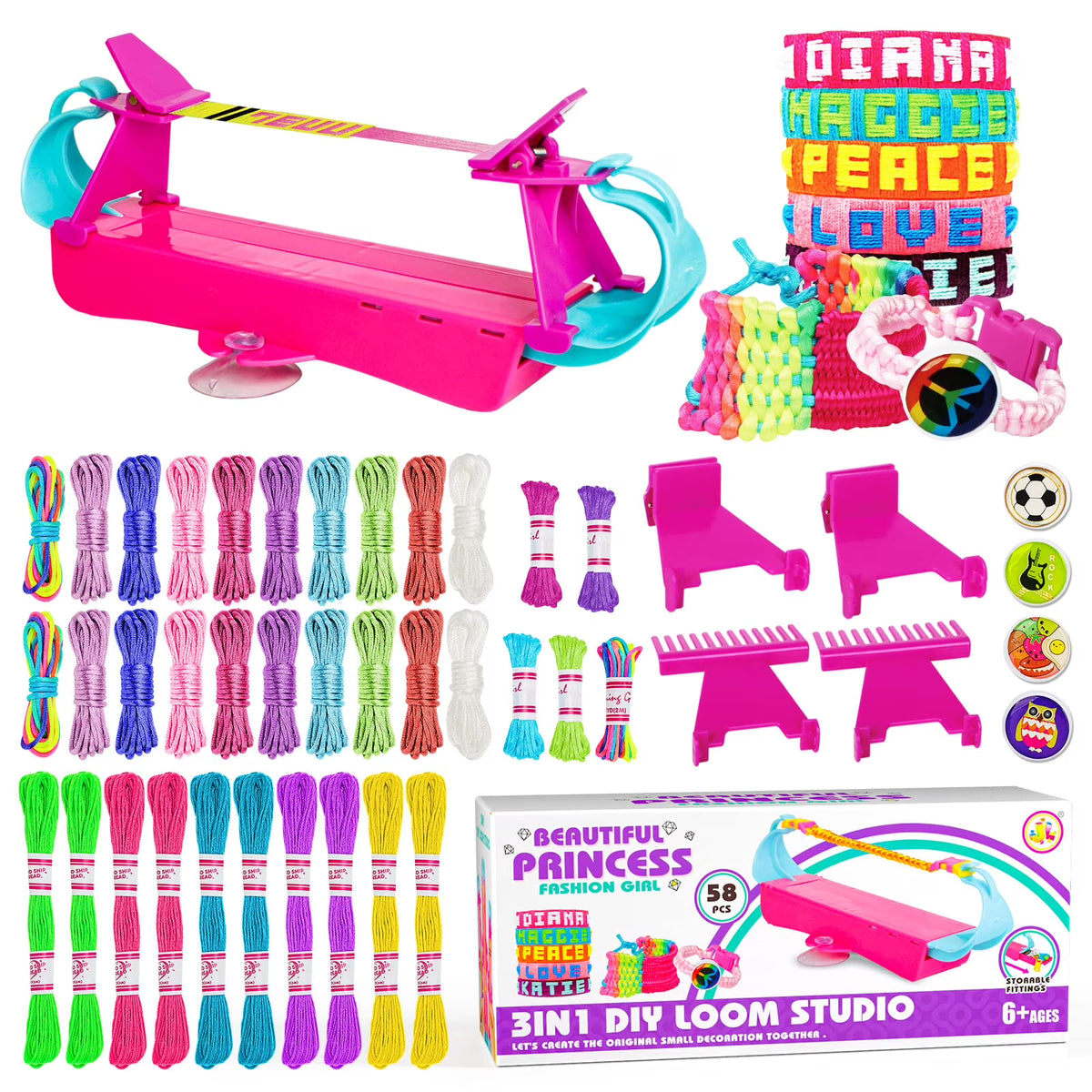 Friendship Bracelet Making Kits Jewellery Sewing Craft Set H594593