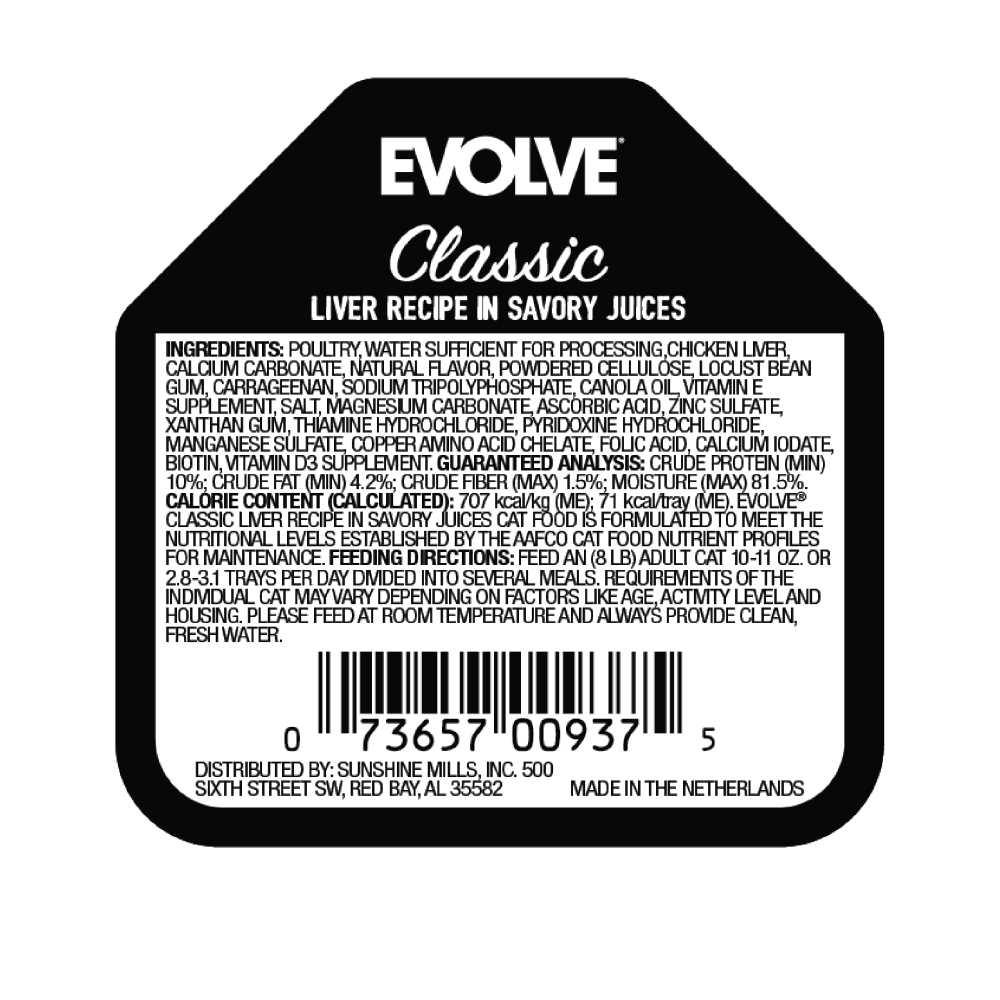 Liver Recipe Wet Cat Food P40519