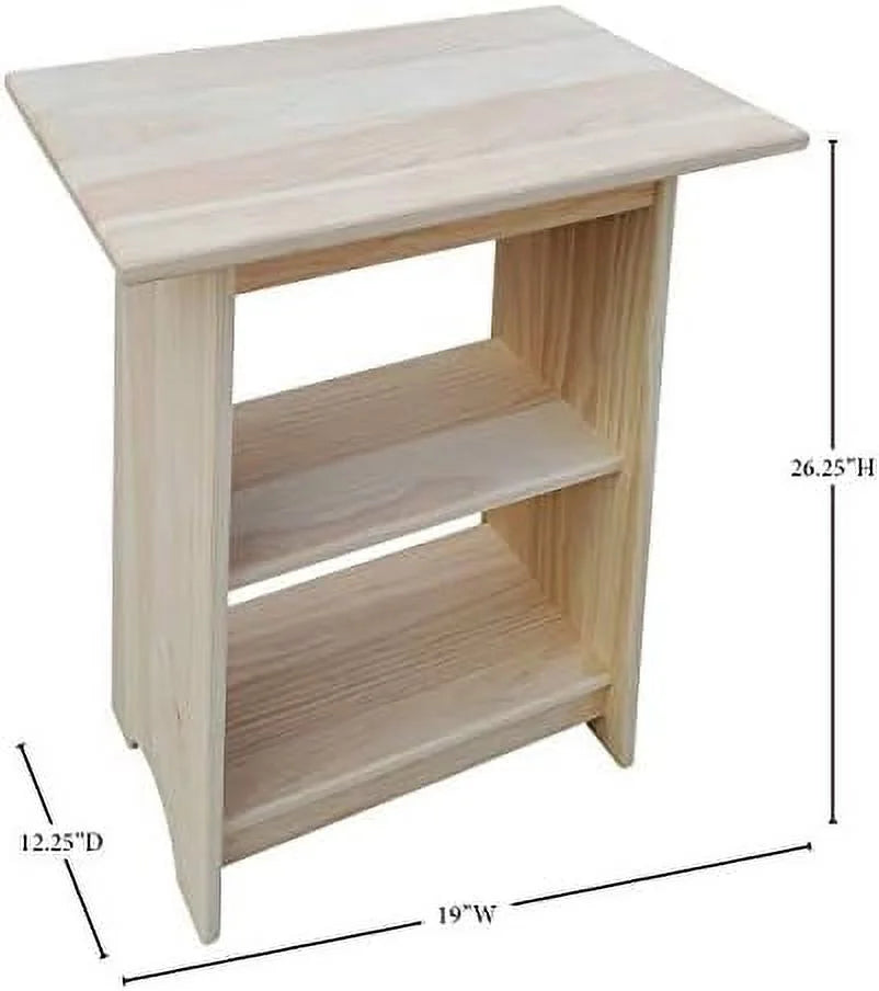 Slim End Table with Extra Shelves A85224