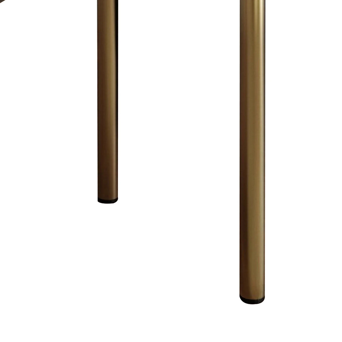 22 Inch Marble Top Metal Legs End Table V507089
