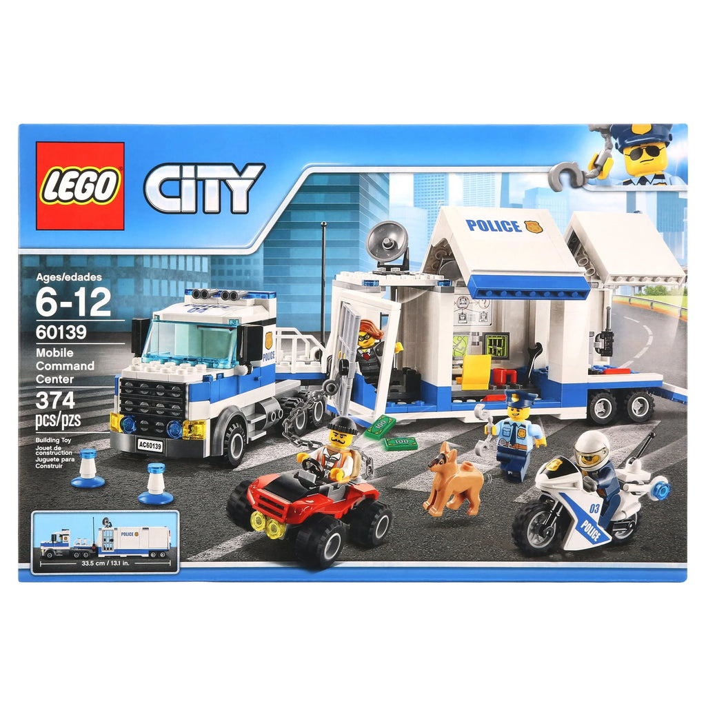 LEGO City Police Mobile Command Center 374 Pieces X731606