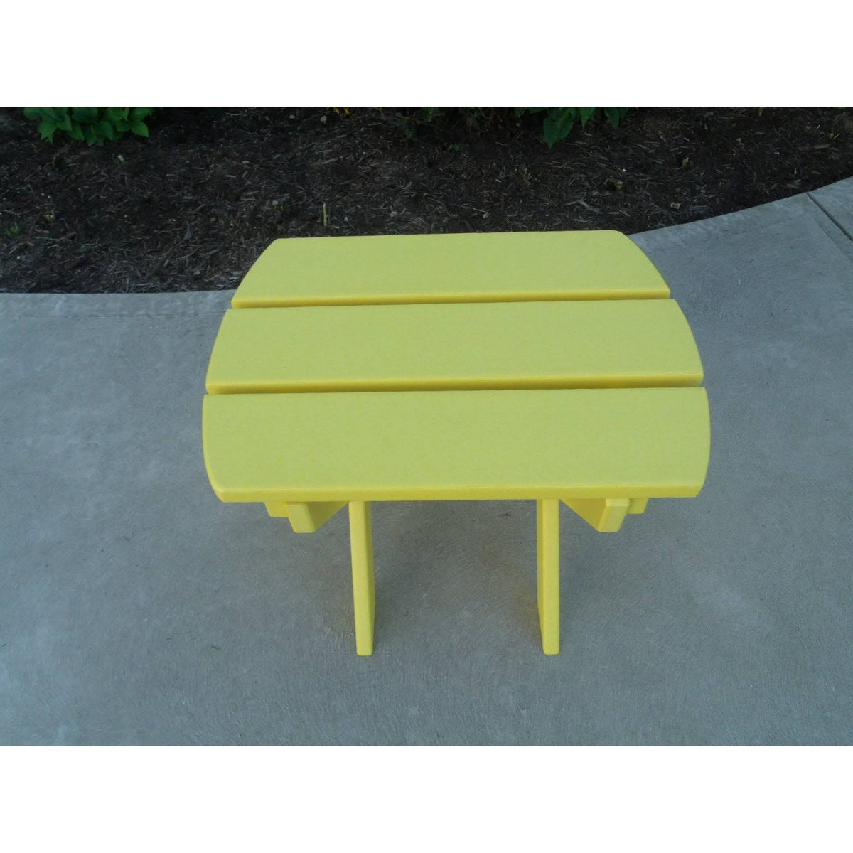 Walnut Poly Lumber Folding End Table O9014