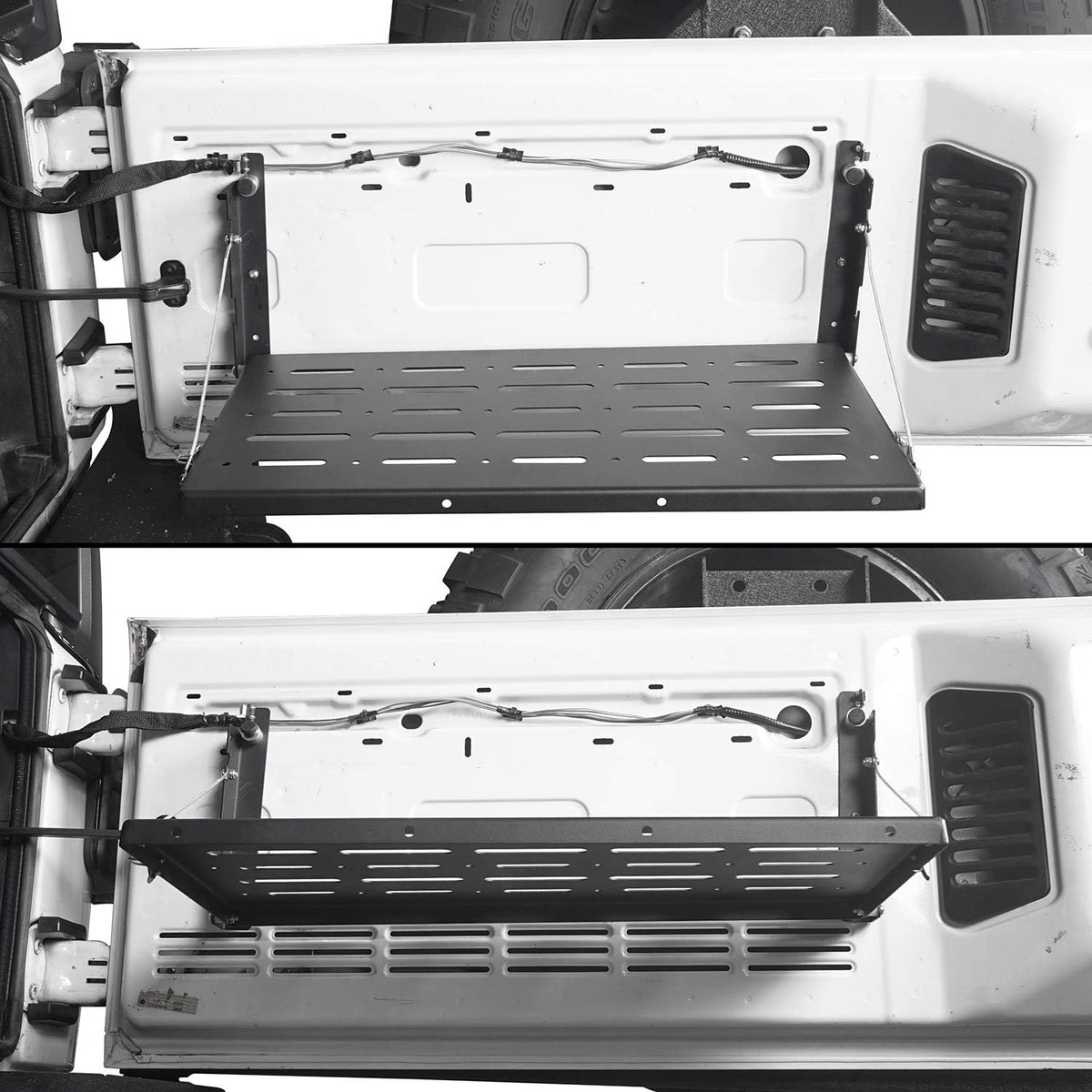 Foldable Rear Door Cargo Storage Shelf Pack of 2 J2884