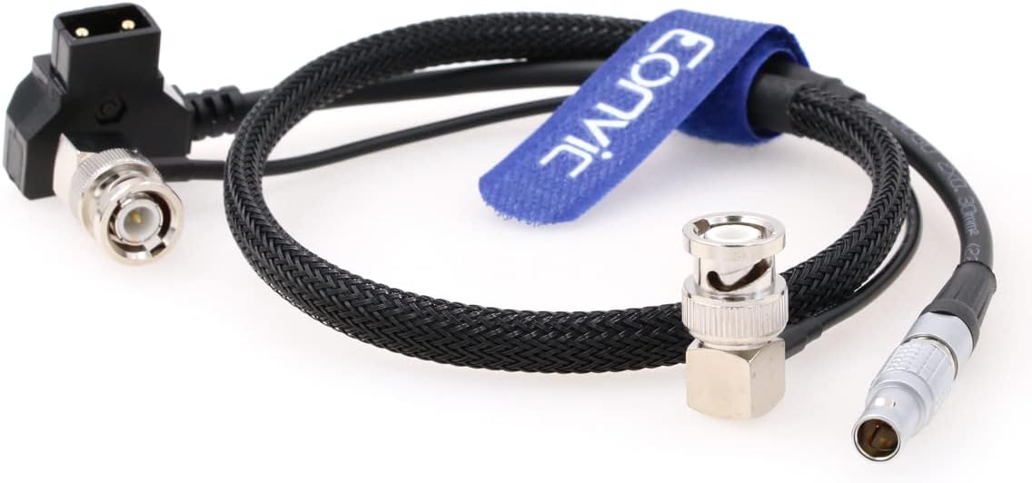D-tap to 2 Pin BNC Power Video Cable Q52588