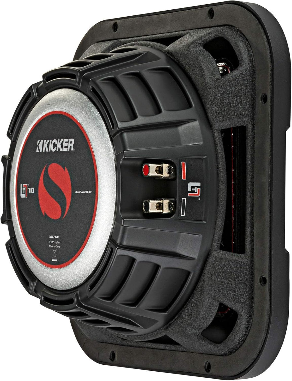 10" 1000W Shallow Mount Subwoofers S6877