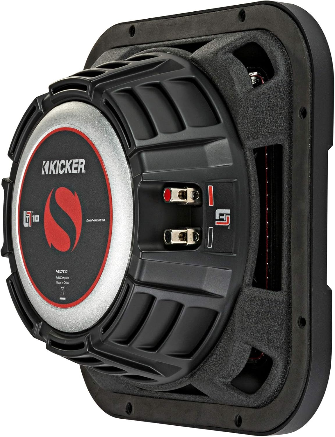 10" 1000W Shallow Mount Subwoofers S6877
