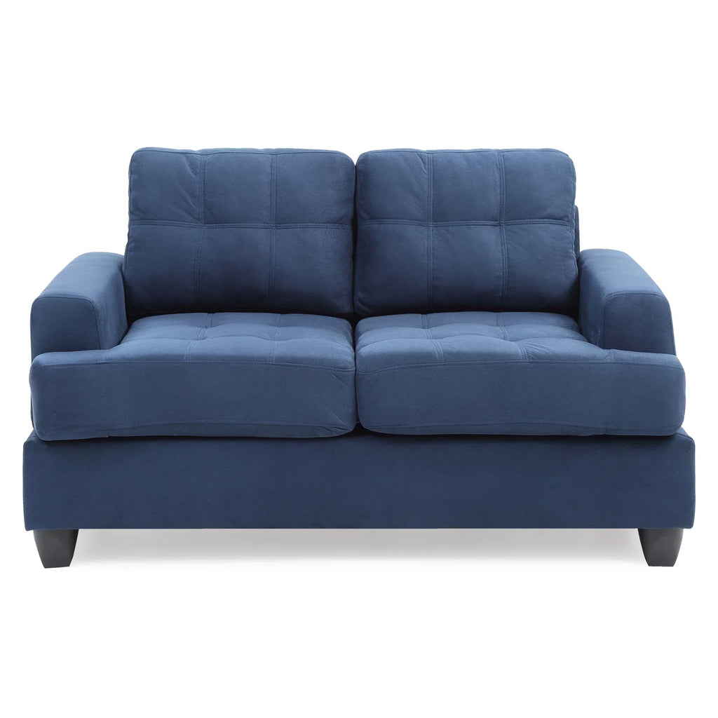 Navy Blue Loveseat V890580