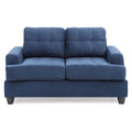 Navy Blue Loveseat V890580