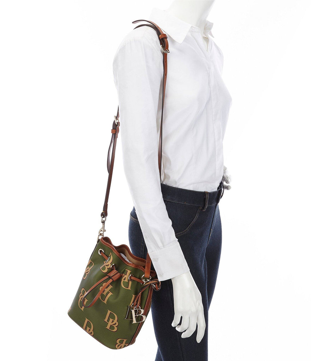 Saddle Coated Cotton Drawstring Bag T405279