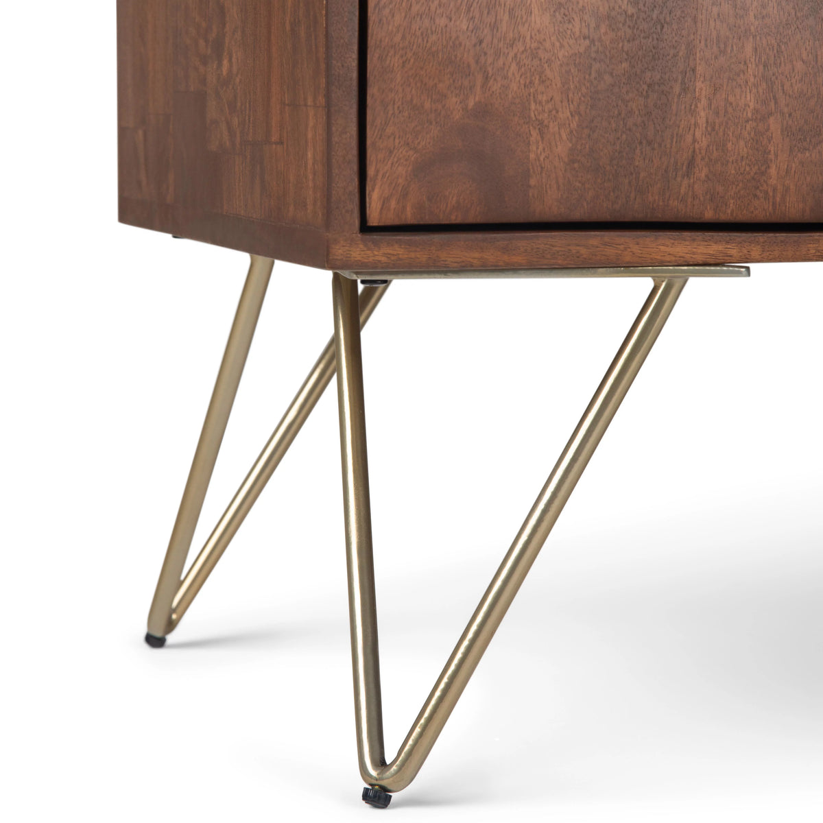 Umber Brown Stain TV Media Stand Y6162