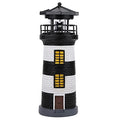 Solar Lighthouse Rotating Outdoor Light Garden Ornament C80942
