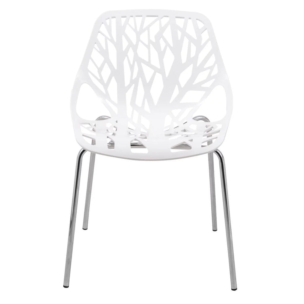 Modern Dining Chair with Chromed Legs X424672