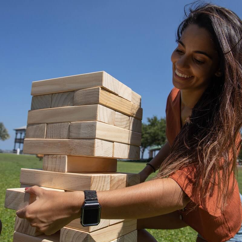 Giant Wooden Tumble Tower Game C880